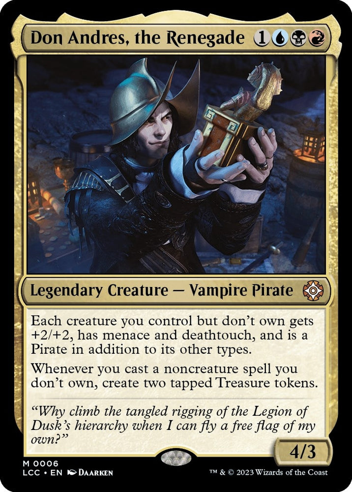 Image for Don Andres, the Renegade (6) [Commander: The Lost Caverns of Ixalan]