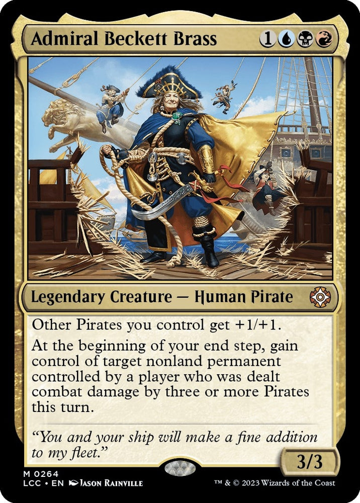 Image for Admiral Beckett Brass (264) [Commander: The Lost Caverns of Ixalan]