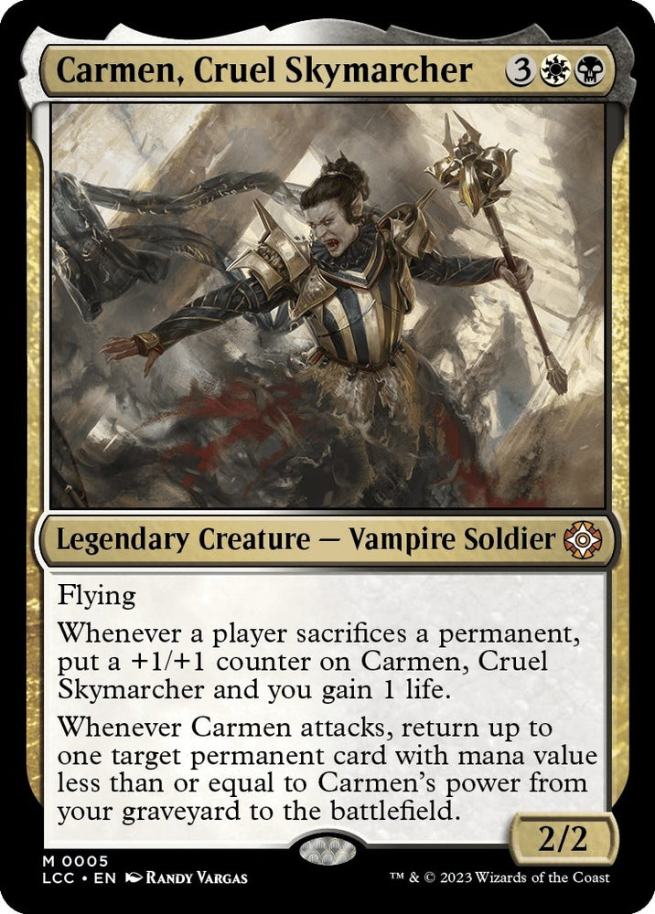 Image for Carmen, Cruel Skymarcher (5) [Commander: The Lost Caverns of Ixalan]