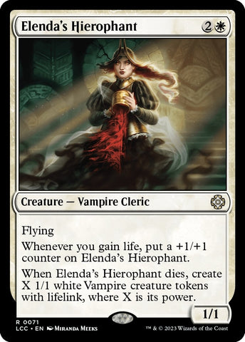 Image for Elenda's Hierophant (71) [Commander: The Lost Caverns of Ixalan]