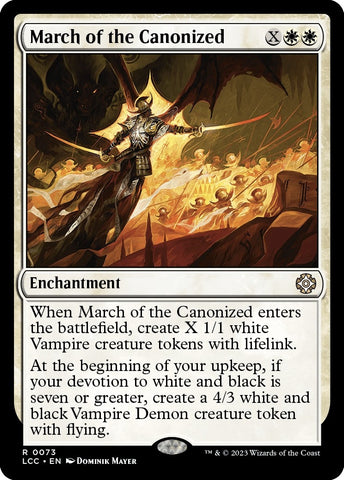 Image for March of the Canonized (73) [Commander: The Lost Caverns of Ixalan]