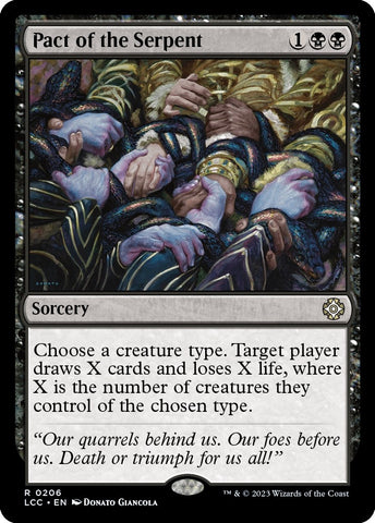 Image for Pact of the Serpent (206) [Commander: The Lost Caverns of Ixalan]