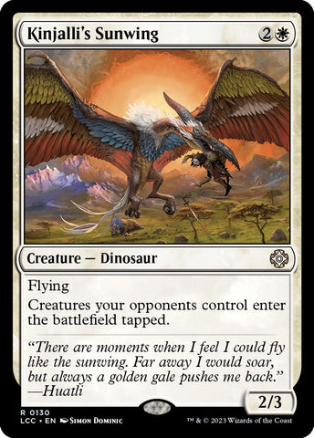 Image for Kinjalli's Sunwing (130) [Commander: The Lost Caverns of Ixalan]