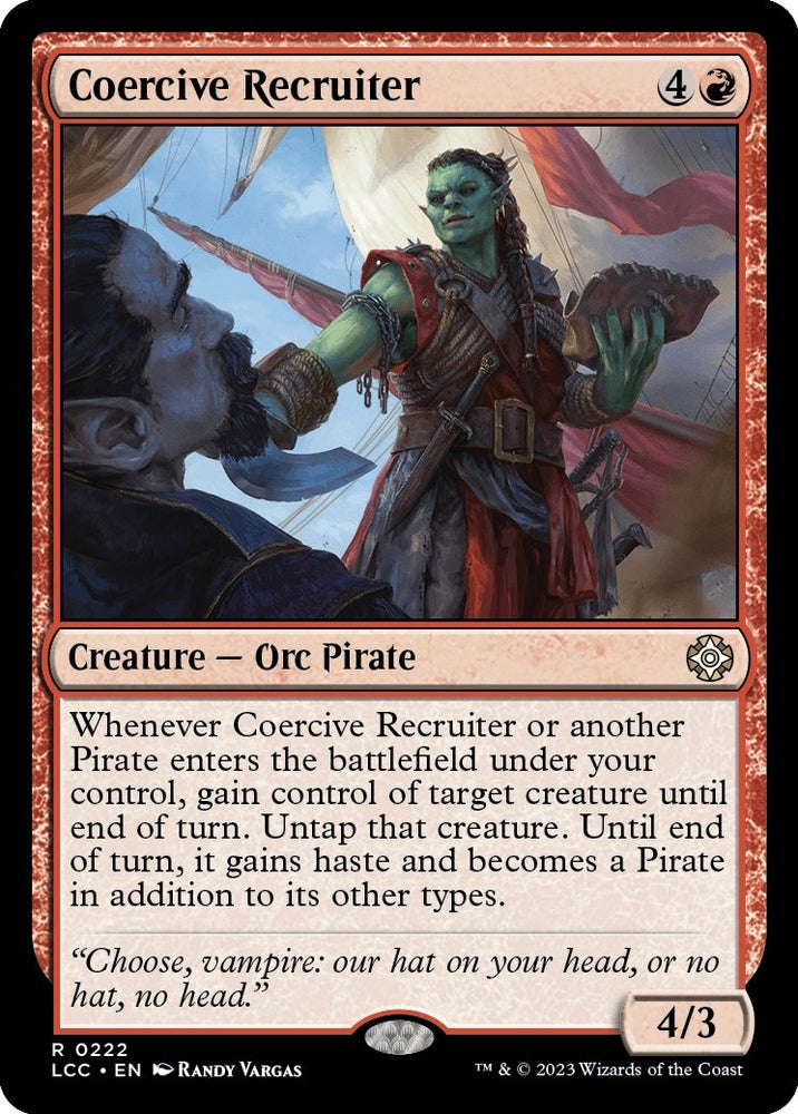 Image for Coercive Recruiter (222) [Commander: The Lost Caverns of Ixalan]