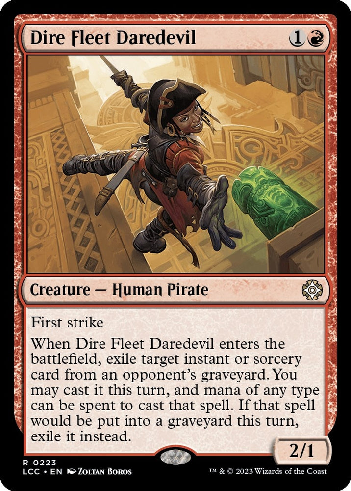 Image for Dire Fleet Daredevil (223) [Commander: The Lost Caverns of Ixalan]