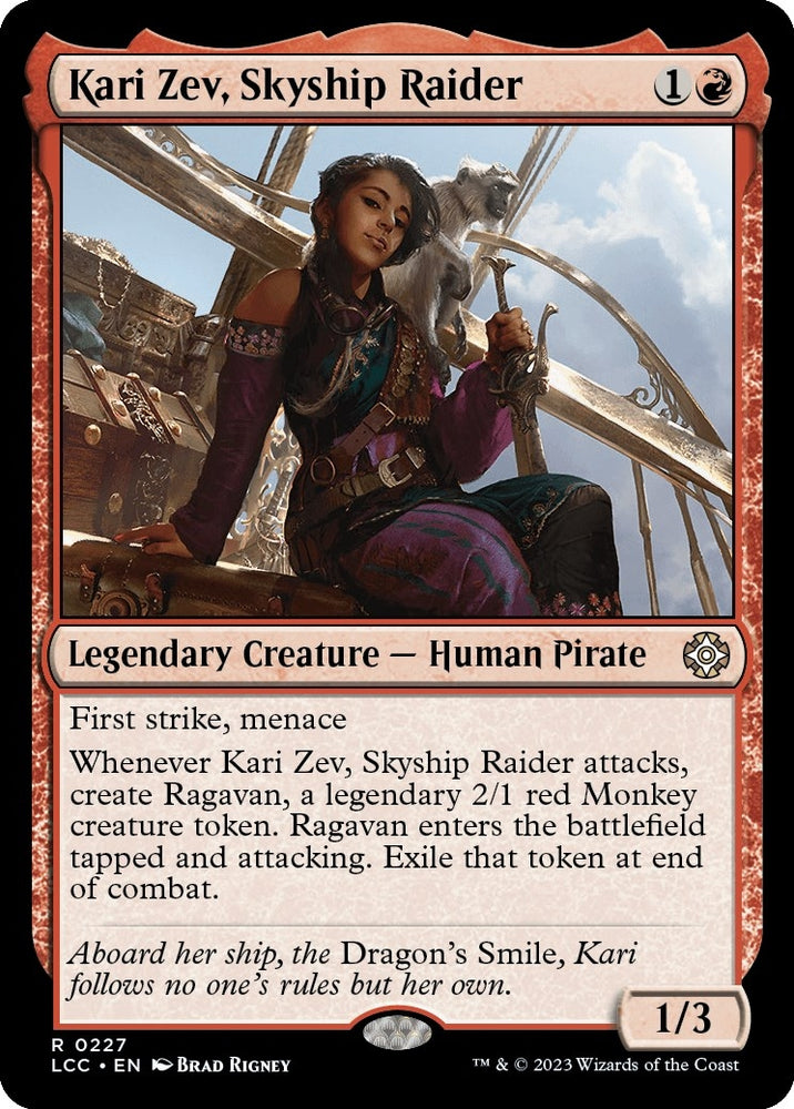 Image for Kari Zev, Skyship Raider (227) [Commander: The Lost Caverns of Ixalan]