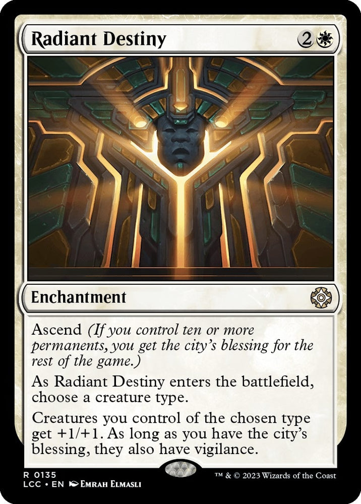 Image for Radiant Destiny (135) [Commander: The Lost Caverns of Ixalan]
