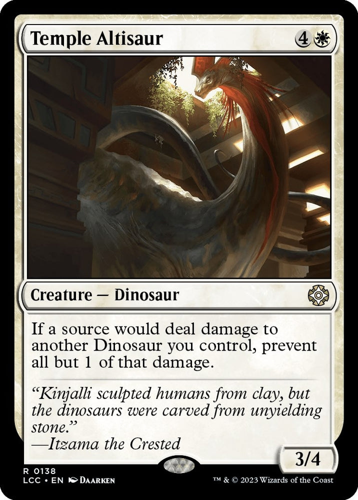 Image for Temple Altisaur (138) [Commander: The Lost Caverns of Ixalan]