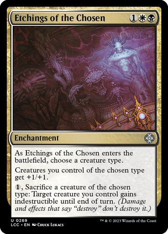 Image for Etchings of the Chosen (269) [Commander: The Lost Caverns of Ixalan]