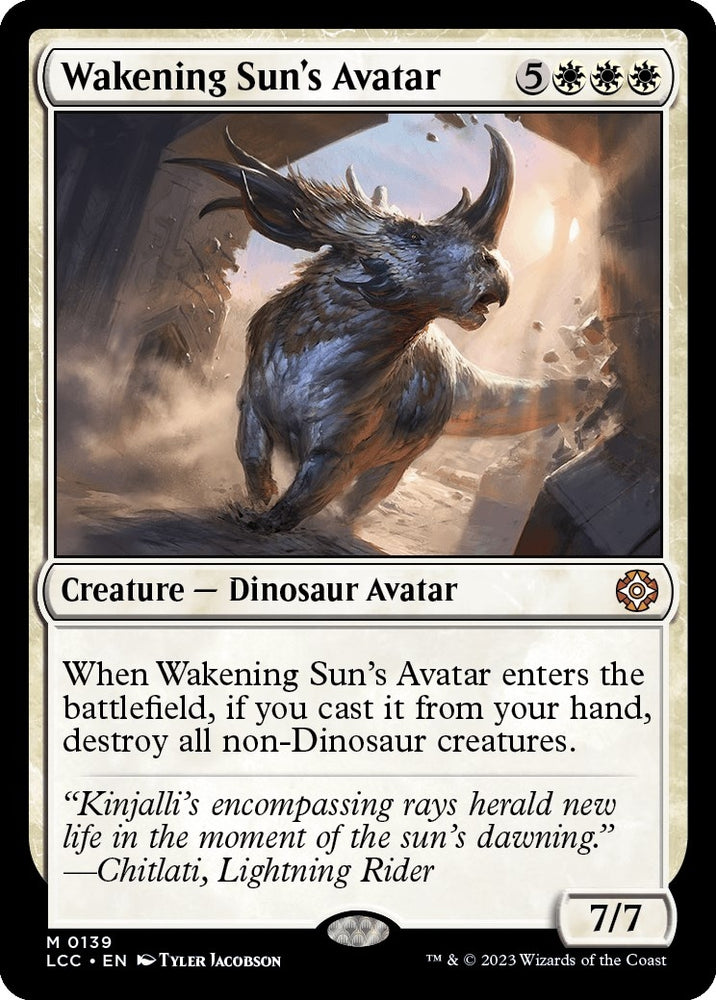 Image for Wakening Sun's Avatar (139) [Commander: The Lost Caverns of Ixalan]