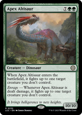 Image for Apex Altisaur (232) [Commander: The Lost Caverns of Ixalan]