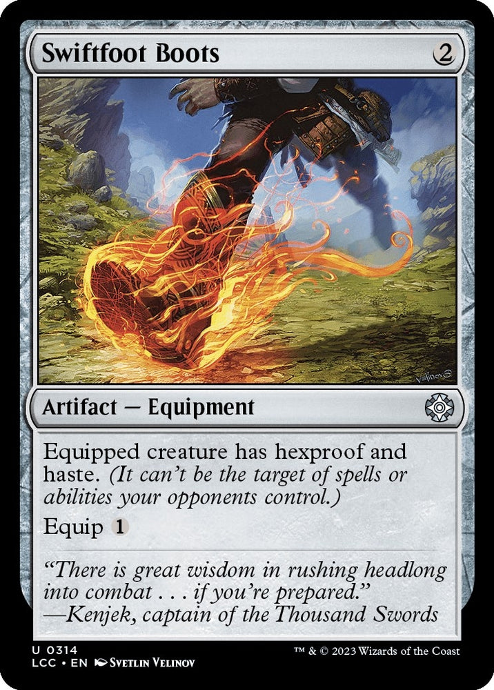 Image for Swiftfoot Boots (314) [Commander: The Lost Caverns of Ixalan]