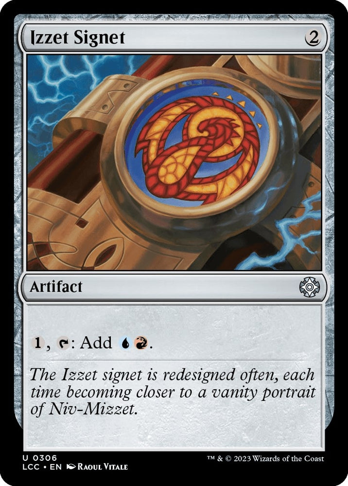 Image for Izzet Signet (306) [Commander: The Lost Caverns of Ixalan]