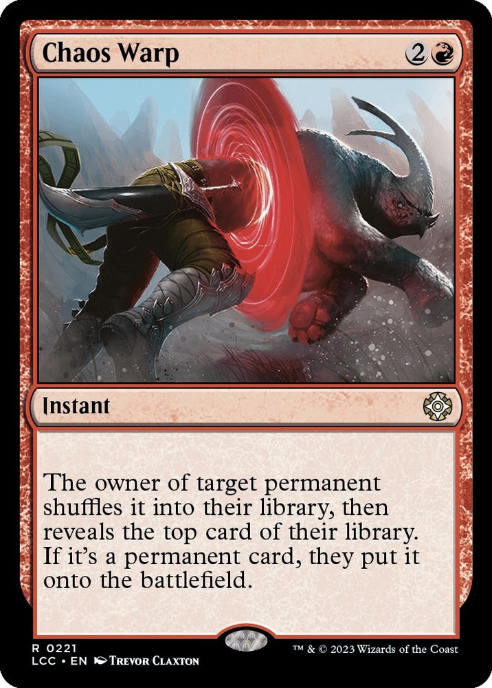 Image for Chaos Warp (221) [Commander: The Lost Caverns of Ixalan]