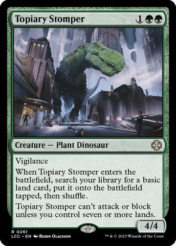 Image for Topiary Stomper (261) [Commander: The Lost Caverns of Ixalan]