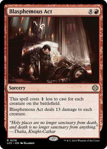 Image for Blasphemous Act (216) [Commander: The Lost Caverns of Ixalan]