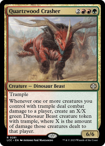 Image for Quartzwood Crasher (281) [Commander: The Lost Caverns of Ixalan]