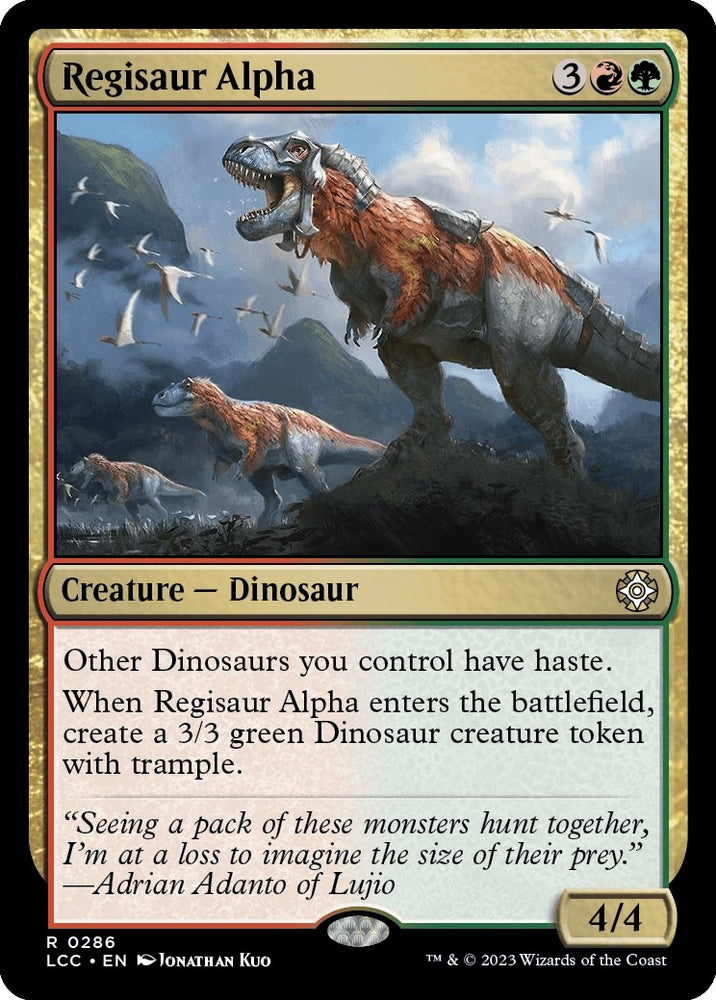 Image for Regisaur Alpha (286) [Commander: The Lost Caverns of Ixalan]