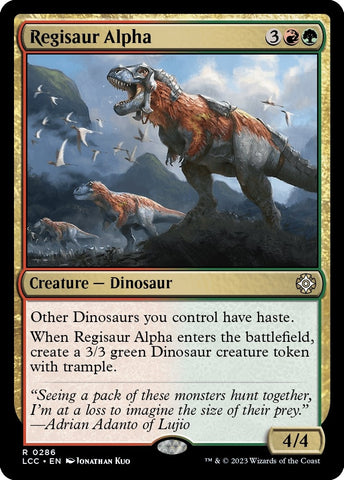 Image for Regisaur Alpha (286) [Commander: The Lost Caverns of Ixalan]