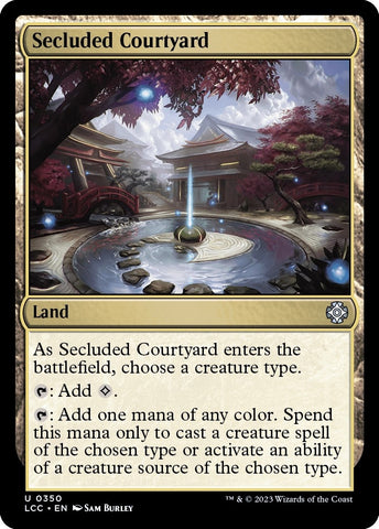 Image for Secluded Courtyard (350) [Commander: The Lost Caverns of Ixalan]
