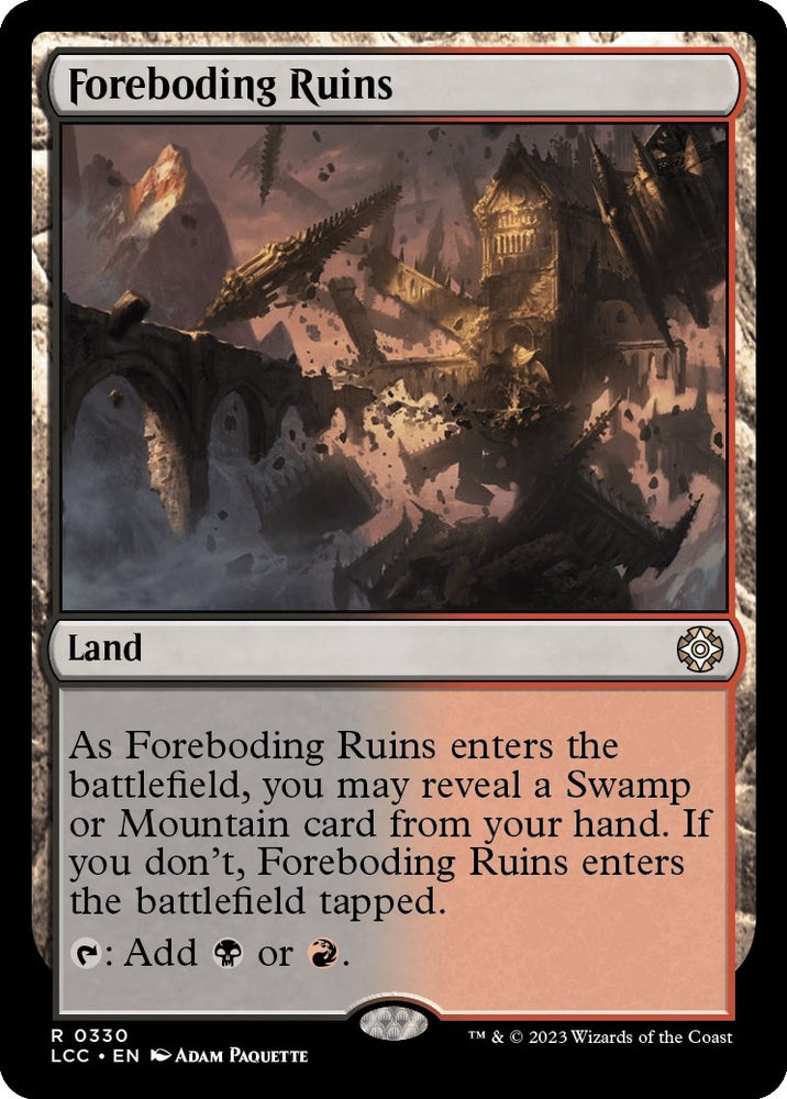 Image for Foreboding Ruins (330) [Commander: The Lost Caverns of Ixalan]