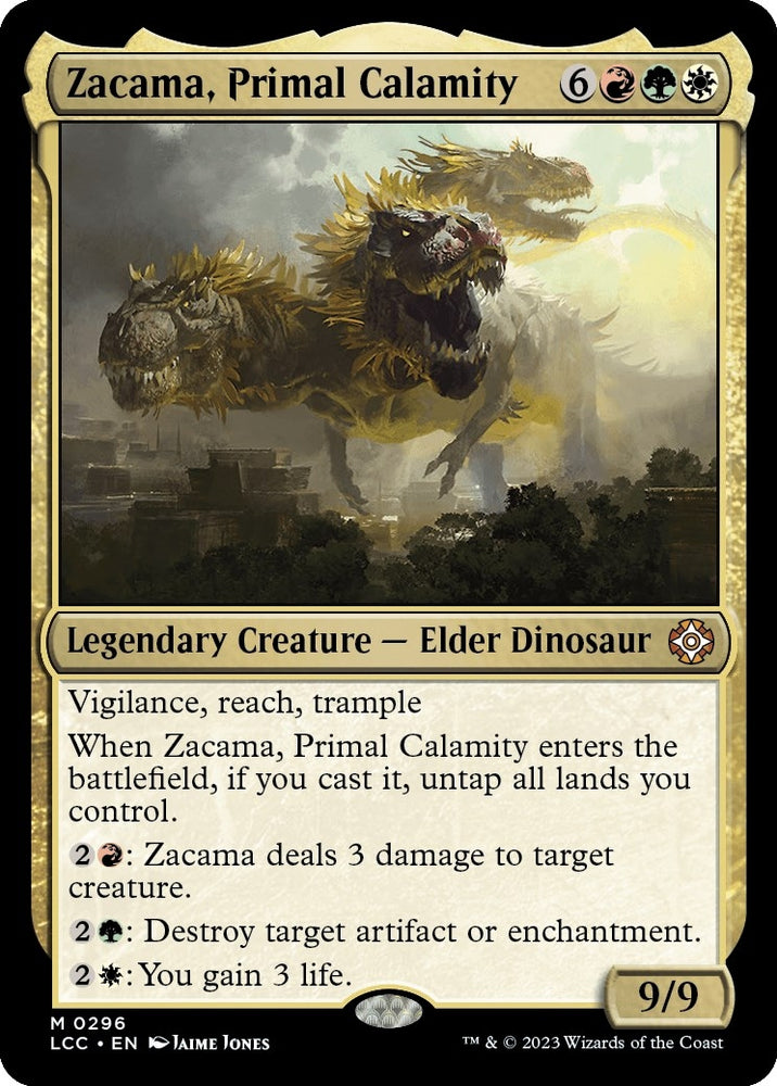 Image for Zacama, Primal Calamity (296) [Commander: The Lost Caverns of Ixalan]