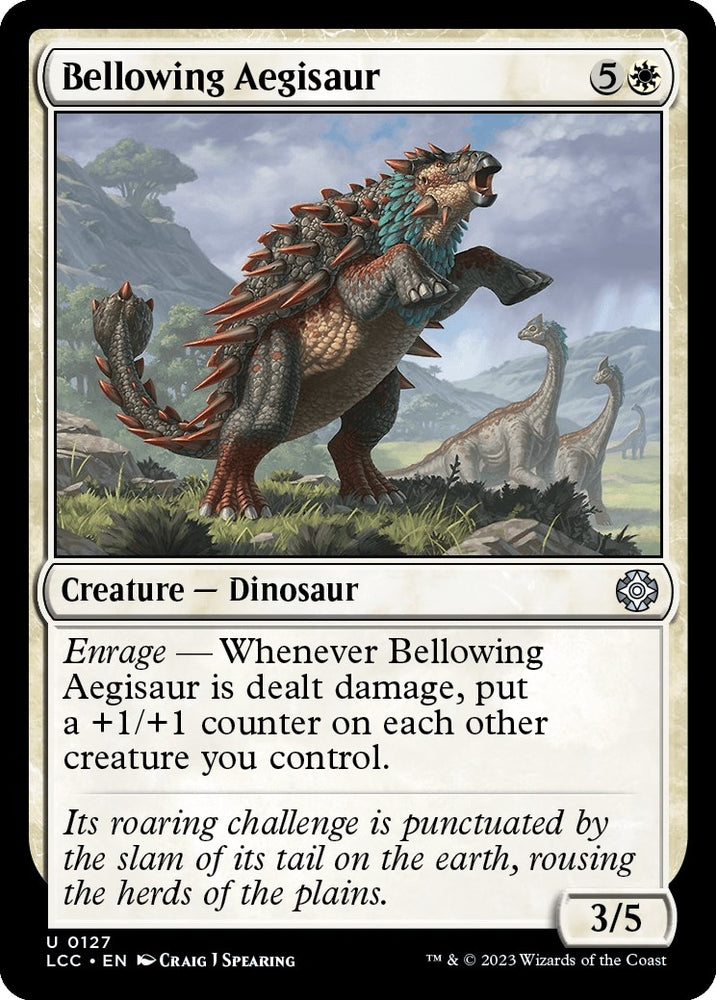 Image for Bellowing Aegisaur (127) [Commander: The Lost Caverns of Ixalan]