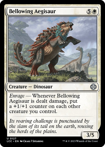 Image for Bellowing Aegisaur (127) [Commander: The Lost Caverns of Ixalan]