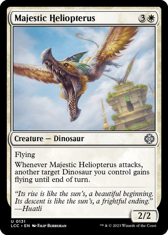 Image for Majestic Heliopterus (131) [Commander: The Lost Caverns of Ixalan]