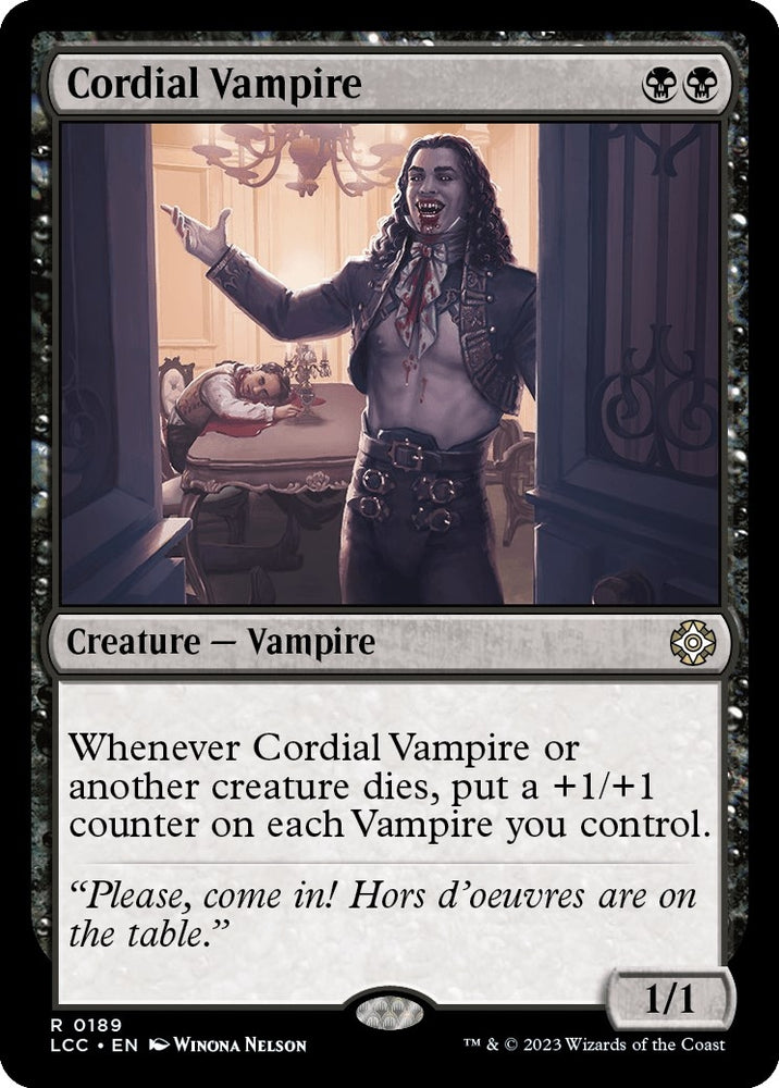 Image for Cordial Vampire (189) [Commander: The Lost Caverns of Ixalan]