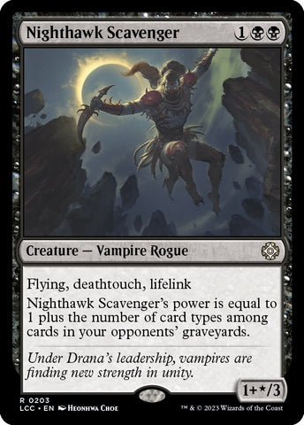 Image for Nighthawk Scavenger (203) [Commander: The Lost Caverns of Ixalan]
