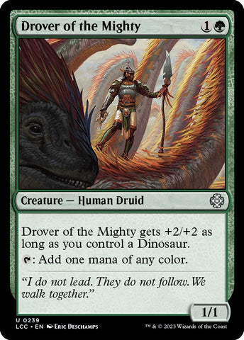 Image for Drover of the Mighty (239) [Commander: The Lost Caverns of Ixalan]
