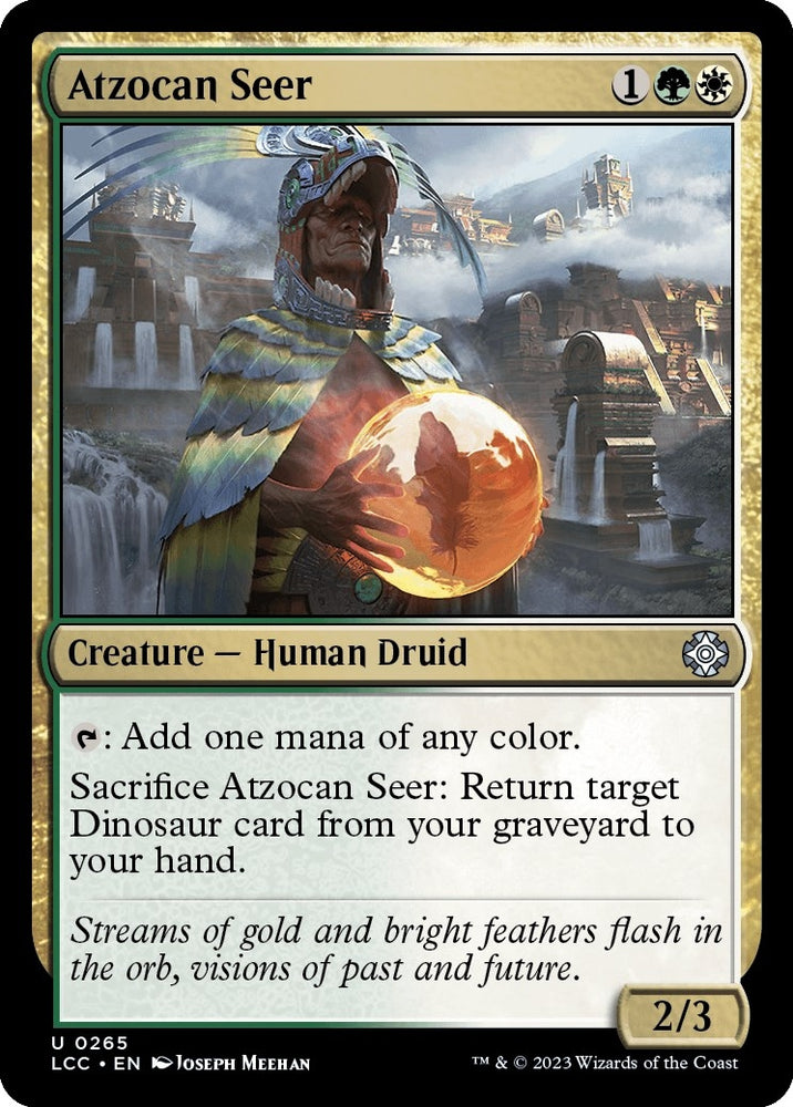 Image for Atzocan Seer (265) [Commander: The Lost Caverns of Ixalan]