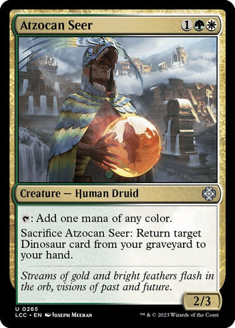 Image for Atzocan Seer (265) [Commander: The Lost Caverns of Ixalan]