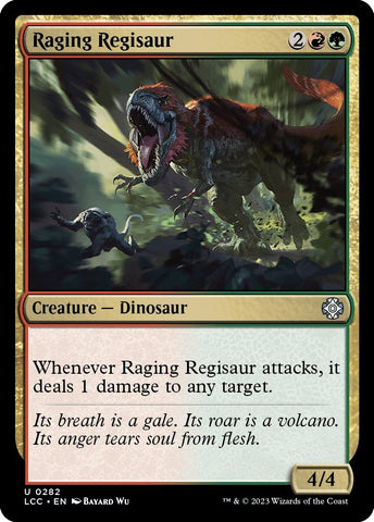 Image for Raging Regisaur (282) [Commander: The Lost Caverns of Ixalan]