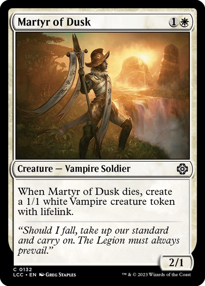 Image for Martyr of Dusk (132) [Commander: The Lost Caverns of Ixalan]