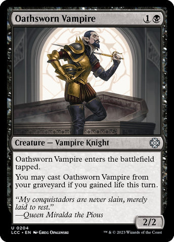 Image for Oathsworn Vampire (204) [Commander: The Lost Caverns of Ixalan]
