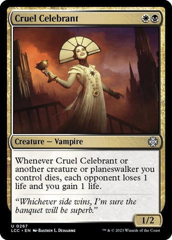 Image for Cruel Celebrant (267) [Commander: The Lost Caverns of Ixalan]