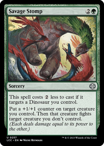 Image for Savage Stomp (257) [Commander: The Lost Caverns of Ixalan]
