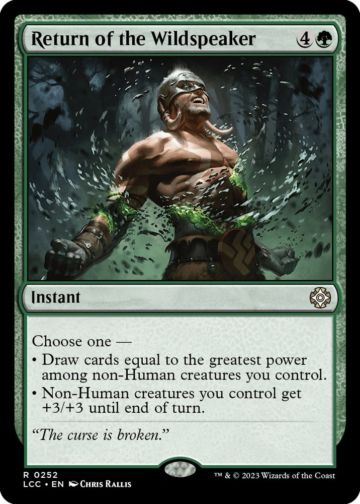 Image for Return of the Wildspeaker (252) [Commander: The Lost Caverns of Ixalan]
