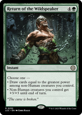 Image for Return of the Wildspeaker (252) [Commander: The Lost Caverns of Ixalan]