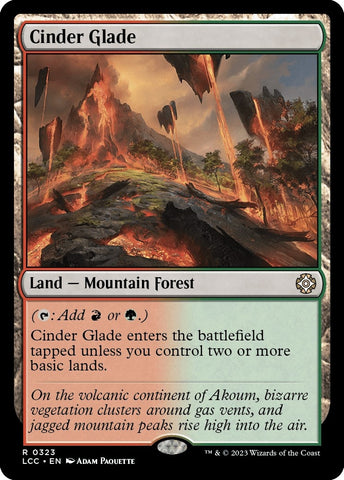 Image for Cinder Glade (323) [Commander: The Lost Caverns of Ixalan]
