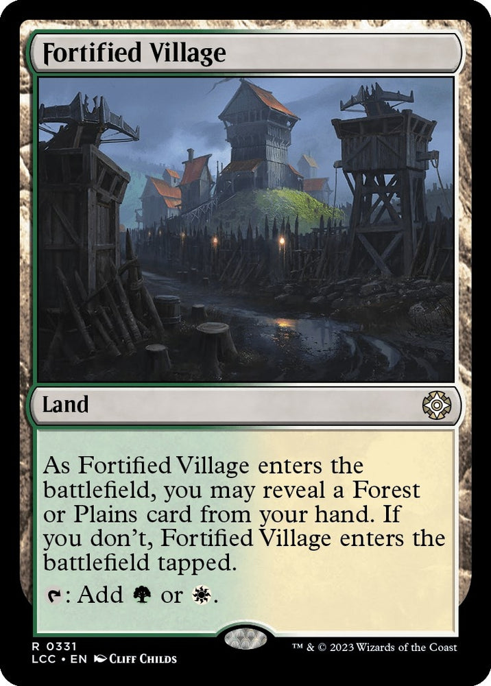 Image for Fortified Village (331) [Commander: The Lost Caverns of Ixalan]