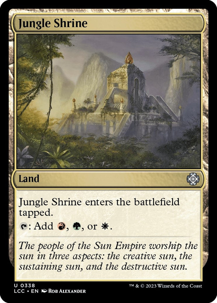 Image for Jungle Shrine (338) [Commander: The Lost Caverns of Ixalan]