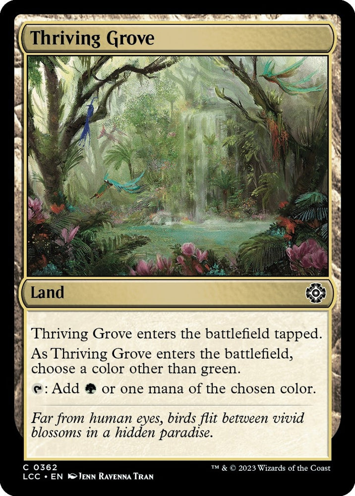Image for Thriving Grove (362) [Commander: The Lost Caverns of Ixalan]