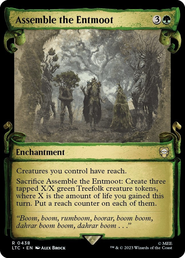 Image for Assemble the Entmoot (Showcase Scrolls) (438) [Commander: The Lord of the Rings: Tales of Middle-earth]