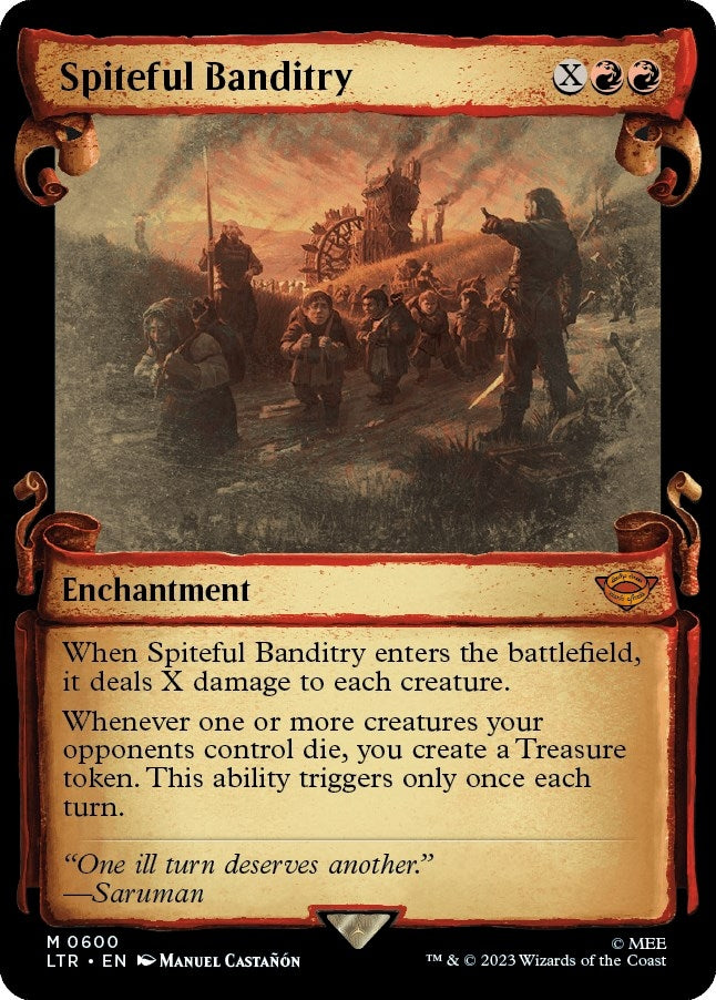 Image for Spiteful Banditry (Showcase Scrolls) (600) [Universes Beyond: The Lord of the Rings: Tales of Middle-earth]