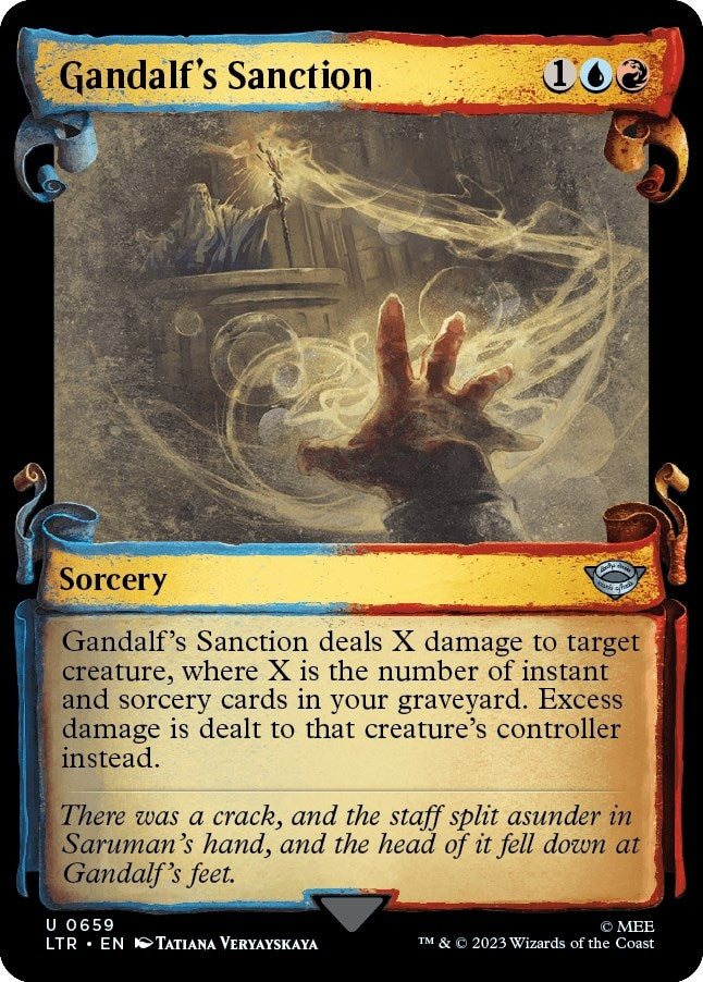 Image for Gandalf's Sanction (Showcase Scrolls) (659) [Universes Beyond: The Lord of the Rings: Tales of Middle-earth]