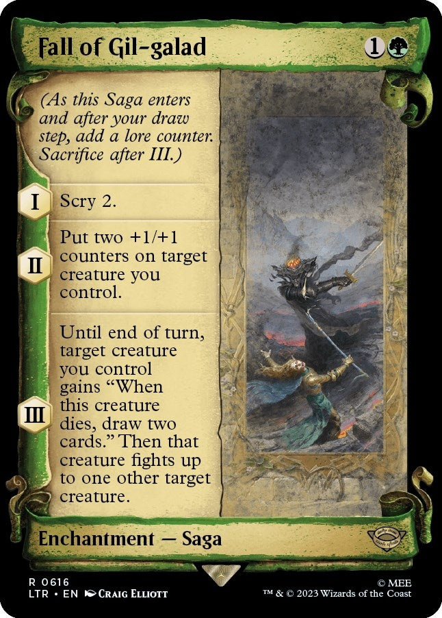 Image for Fall of Gil-galad (Showcase Scrolls) (616) [Universes Beyond: The Lord of the Rings: Tales of Middle-earth]