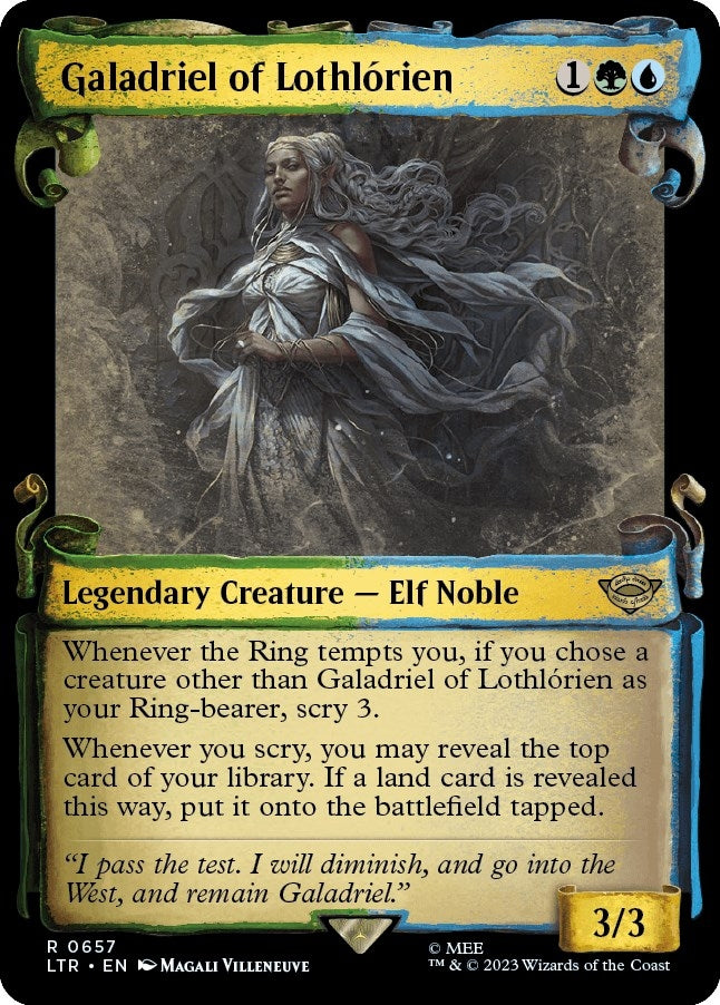 Image for Galadriel of Lothlorien (Showcase Scrolls) (657) [Universes Beyond: The Lord of the Rings: Tales of Middle-earth]